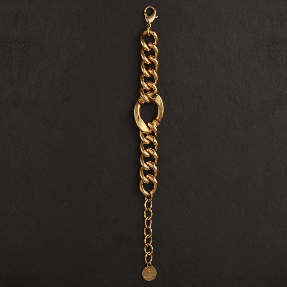 Silvia Gnecchi Solid Flat Bracelet In Vendita