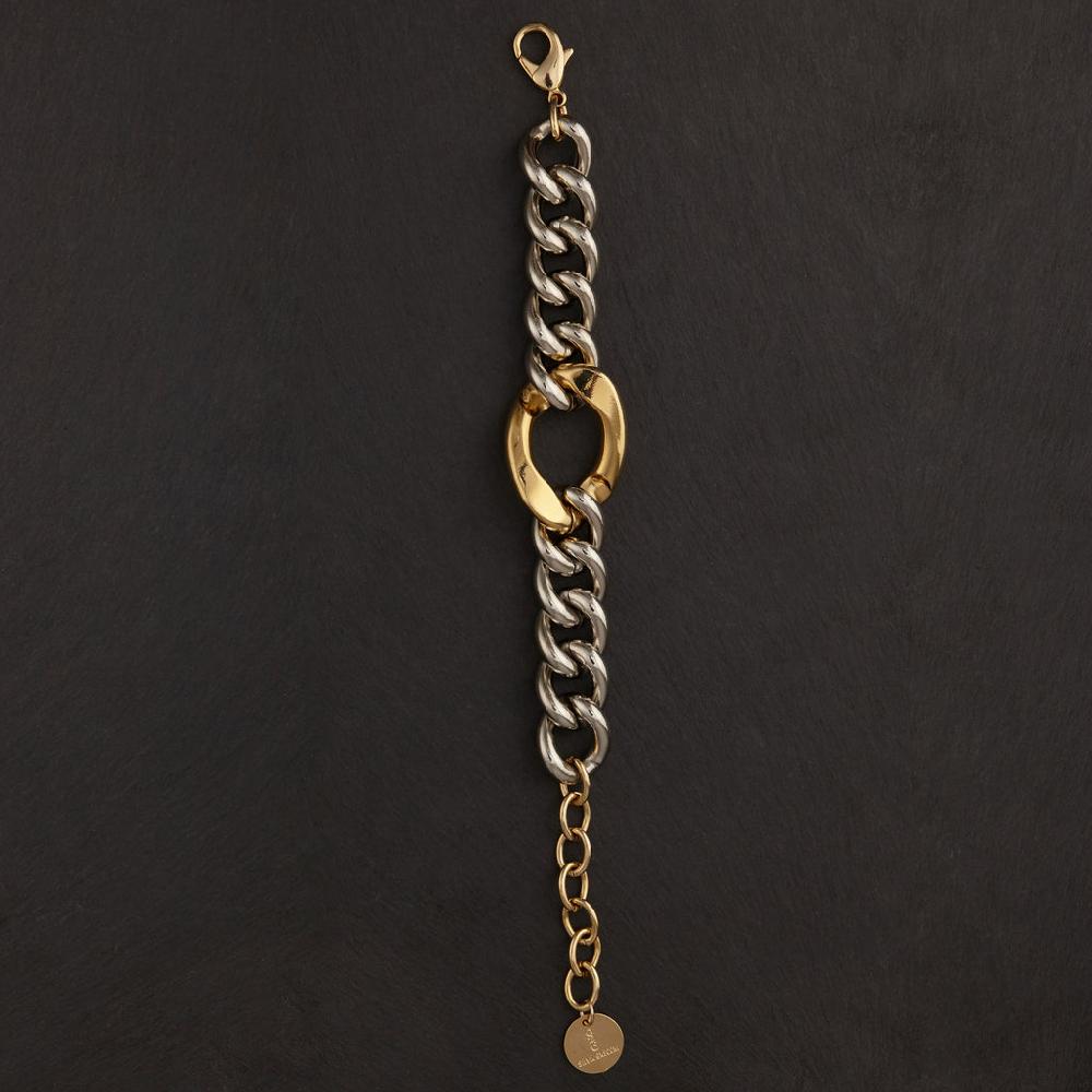 Silvia Gnecchi Solid Flat Bracelet In Vendita