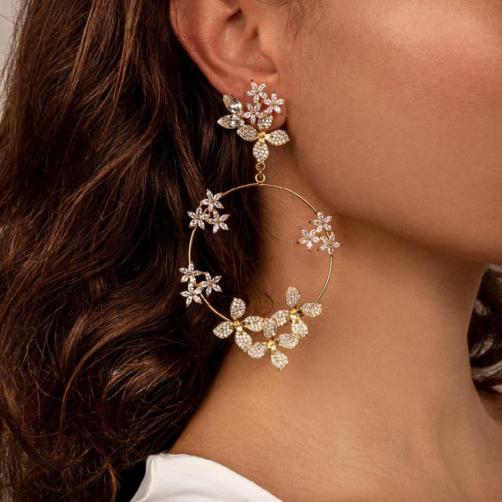 Silvia Gnecchi Spring Earrings Vendita Calda