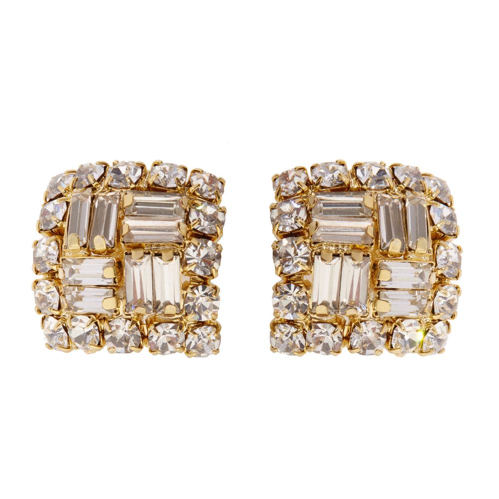 Silvia Gnecchi Square Earrings Vendita Economica