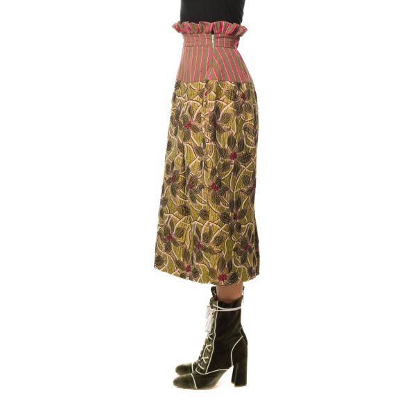 Stella Jean GONNA FLOREALE JACQUARD Offerta