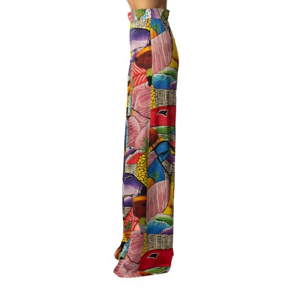 Stella Jean PANTALONE A PALAZZO Offerte
