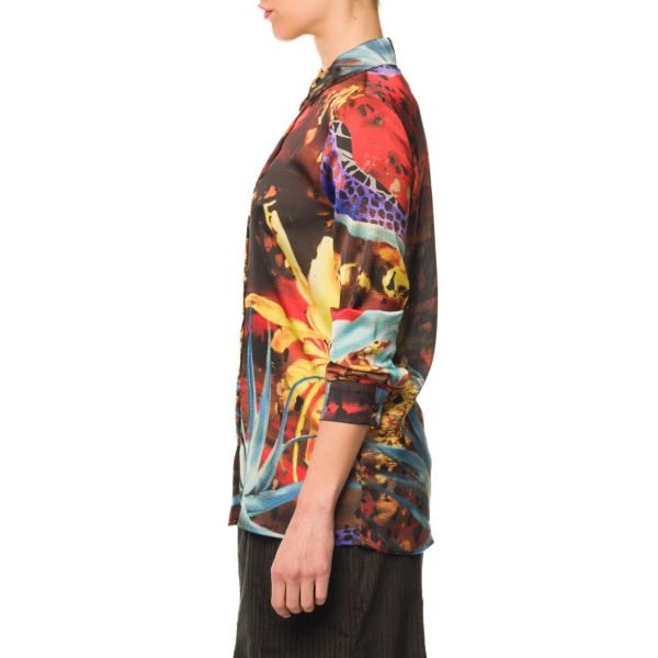 Stella Jean ANIMAL-PRINT SHIRT 2025