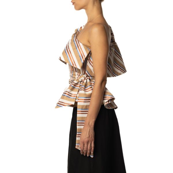 Stella Jean TOP MONOSPALLA Promozione