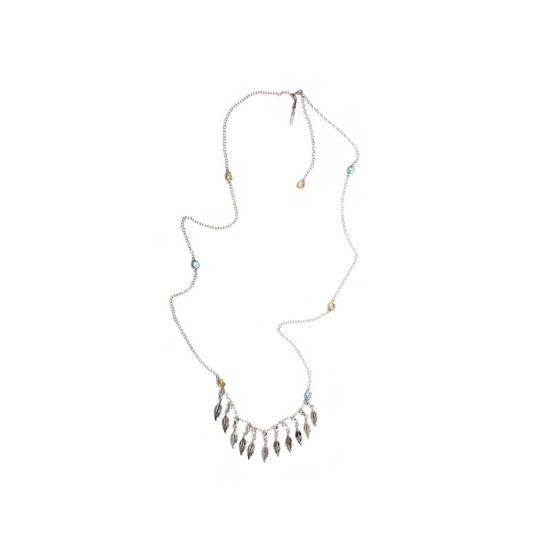 Thais Bernardes Collana con Charms Piume Shopping Online