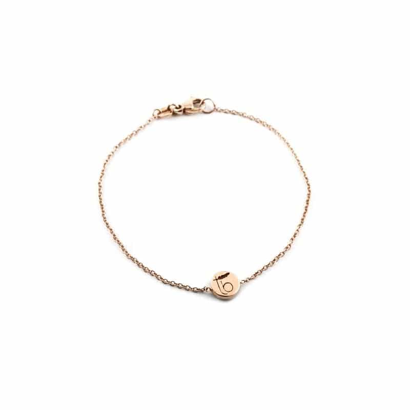 Thais Bernardes BRACCIALE coriandolo IN ORO ROSA Saldi