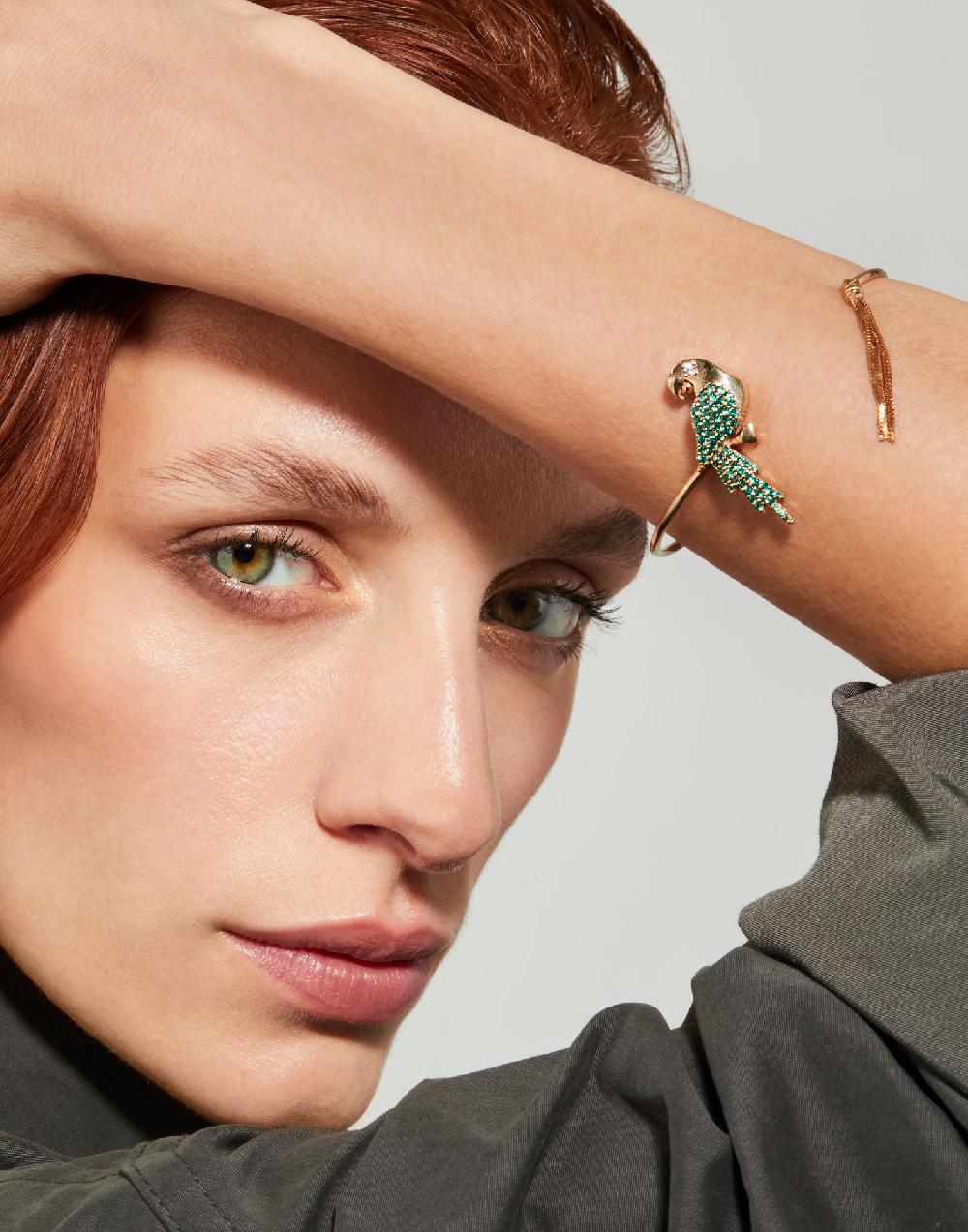 Thais Bernardes Bracciale Pappagallo Spedizione Gratuita