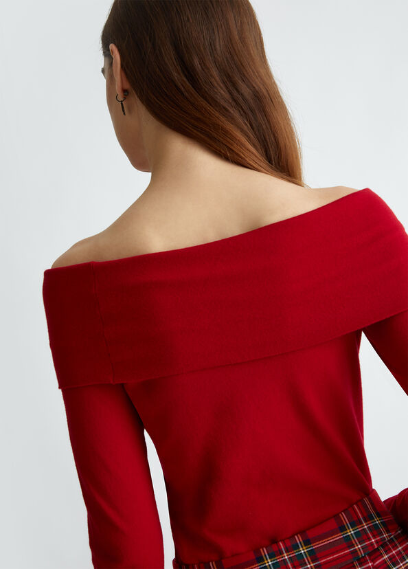 Liu Jo Body rosso con cut-out Spedizione Gratuita
