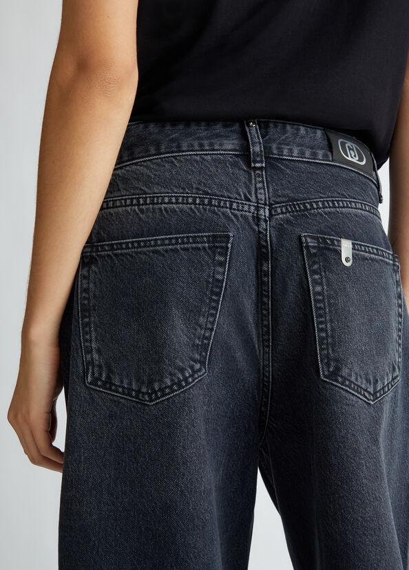Liu Jo Jeans cropped con piume Fino Al -60%