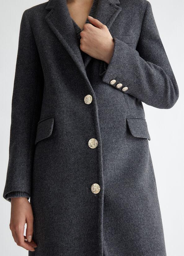 Liu Jo Cappotto slim in misto lana Hotsell