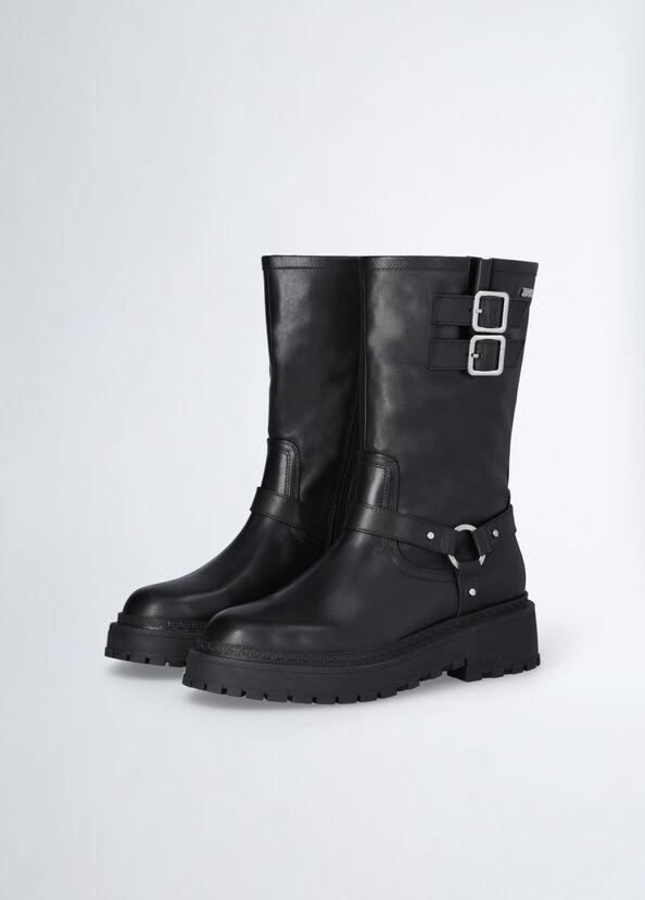 Liu Jo Biker boots in pelle Vendita Calda