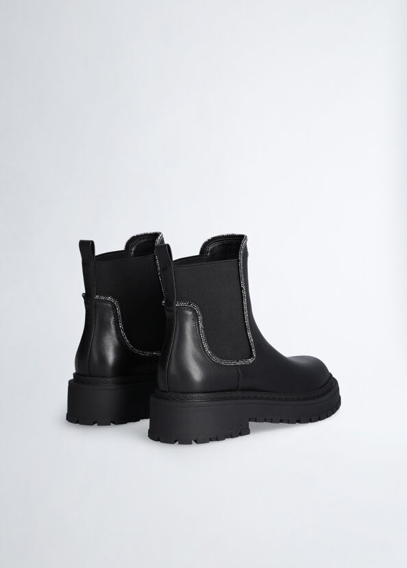 Liu Jo Stivaletti beatles con strass Saldi Di Fabbrica