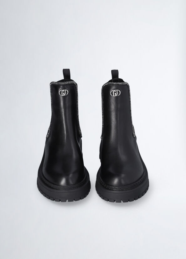 Liu Jo Stivaletti beatles con strass Saldi Di Fabbrica