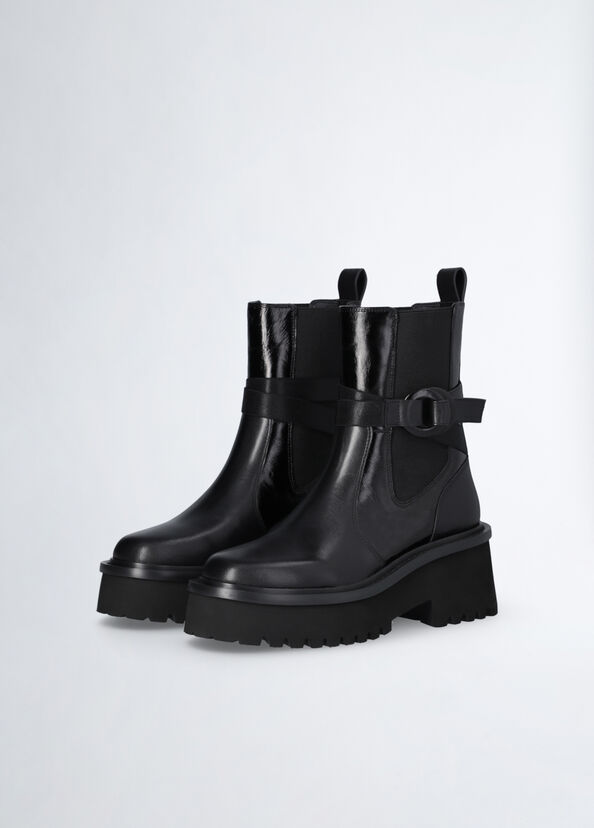 Liu Jo Stivaletti beatles in pelle Italia
