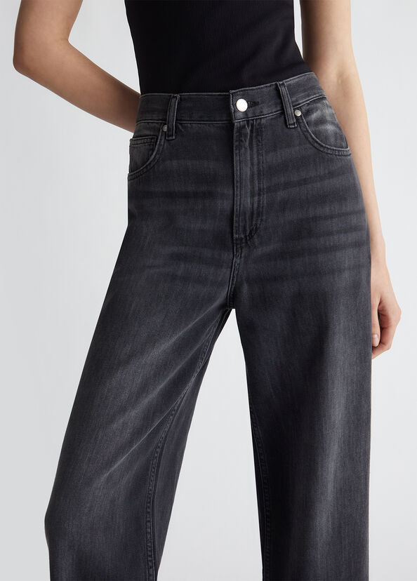 Liu Jo Jeans flare in cotone Consegna Veloce
