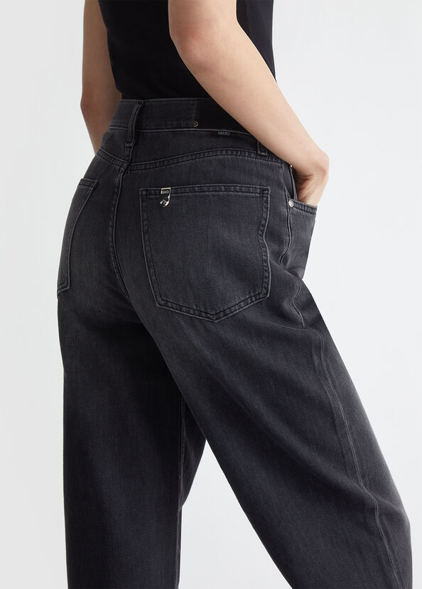 Liu Jo Jeans flare in cotone Consegna Veloce