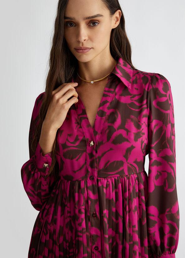Liu Jo Vestito chemisier in twill stampato Affare Del Giorno