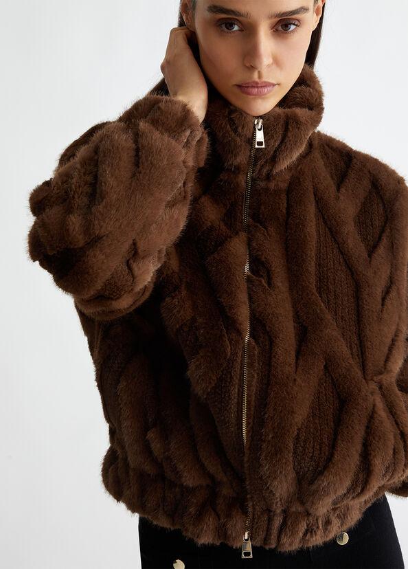 Liu Jo Giacca in pelliccia sintetica Outlet