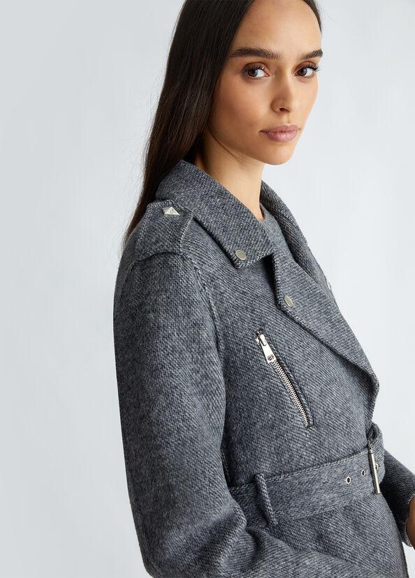 Liu Jo Giacca biker in misto lana Hotsell
