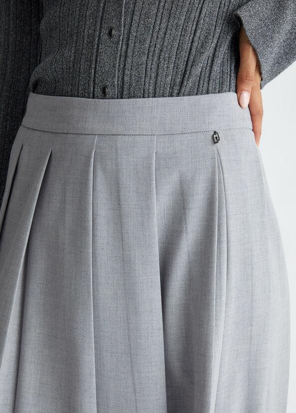 Liu Jo Gonna a pieghe in twill Vendita Calda