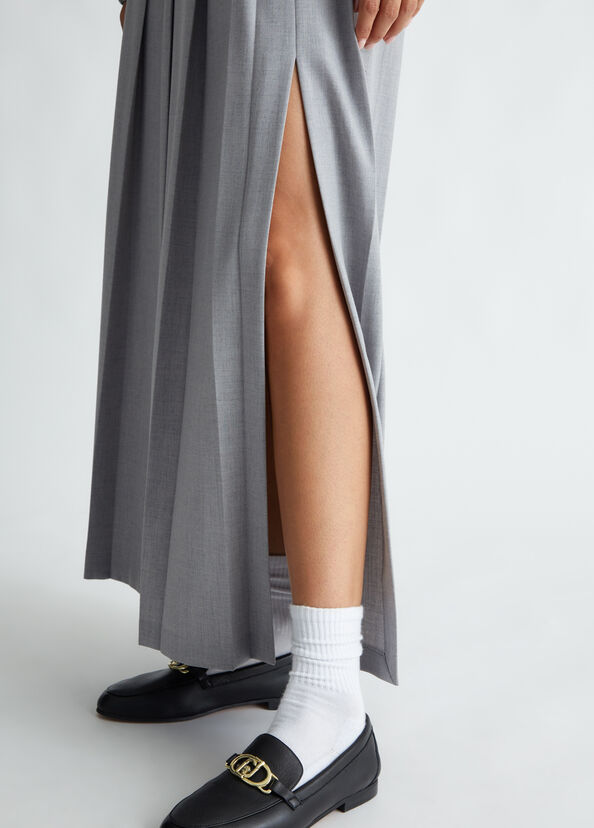 Liu Jo Gonna a pieghe in twill Vendita Calda