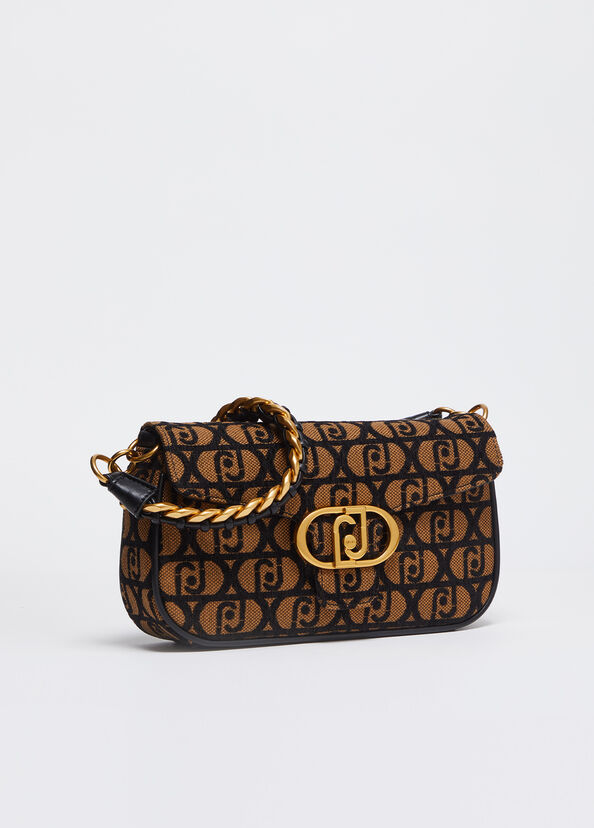Liu Jo Borsa a spalla jacquard con logo Novità