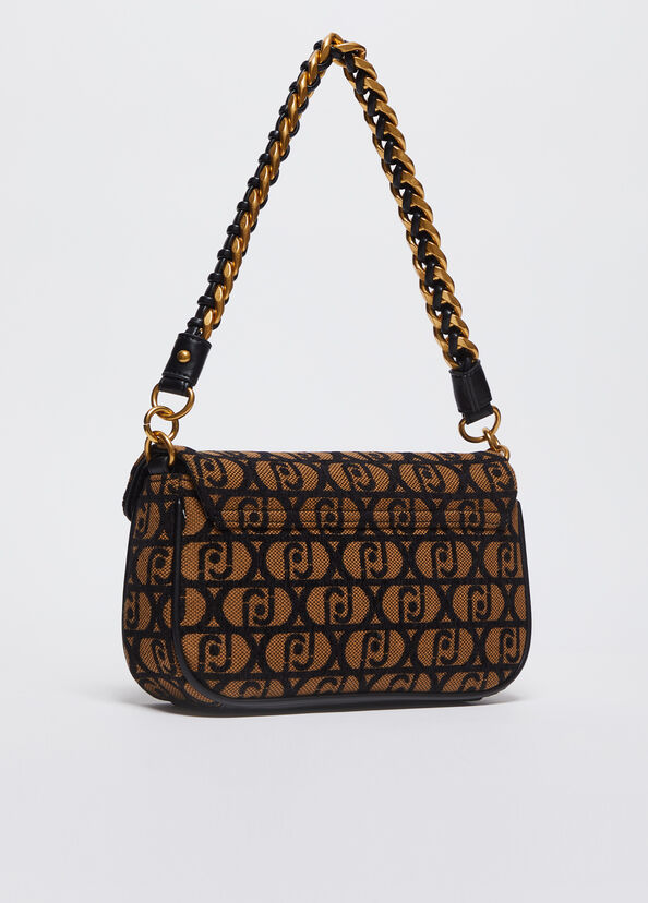 Liu Jo Borsa a spalla jacquard con logo Novità
