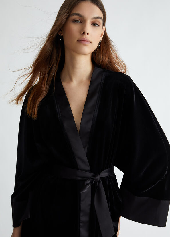 Liu Jo Giacca kimono in velluto Sconto