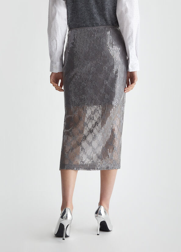 Liu Jo Gonna in pizzo con paillettes Economico