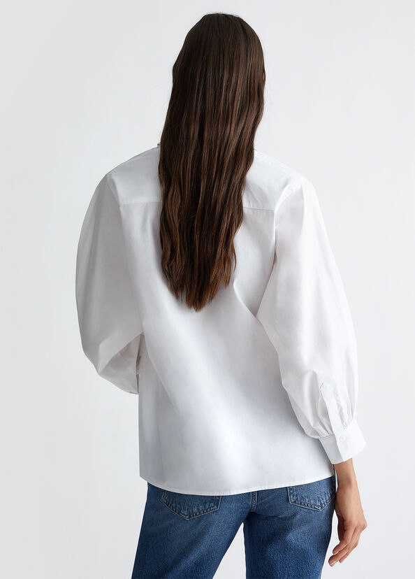 Liu Jo Camicia in popeline con spilla 2025