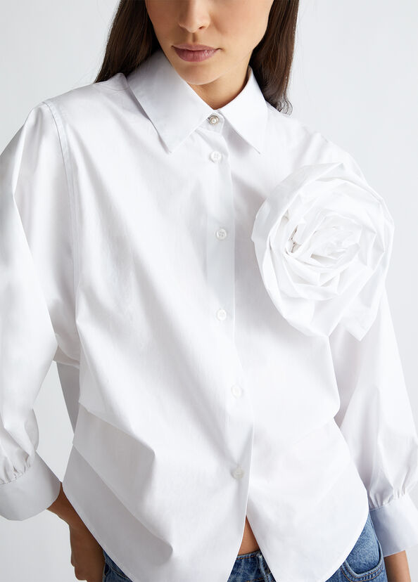 Liu Jo Camicia in popeline con spilla 2025
