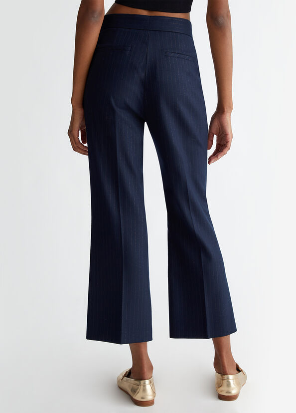 Liu Jo Pantaloni in flanella gessata Nuovo
