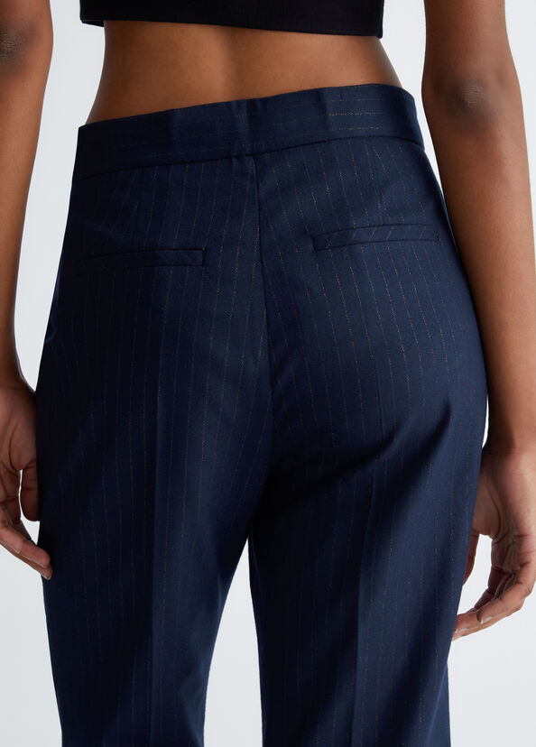 Liu Jo Pantaloni in flanella gessata Nuovo