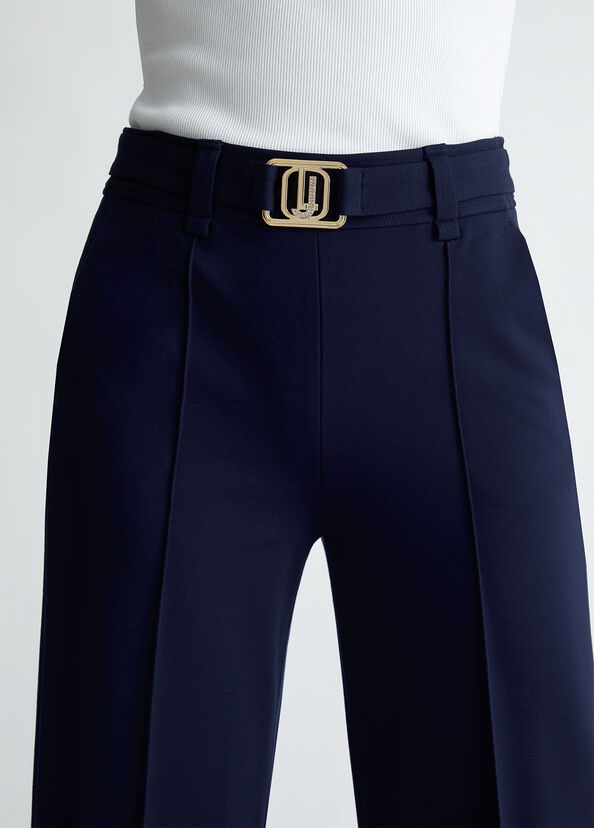 Liu Jo Pantaloni cropped con cintura Soddisfazione Garantita