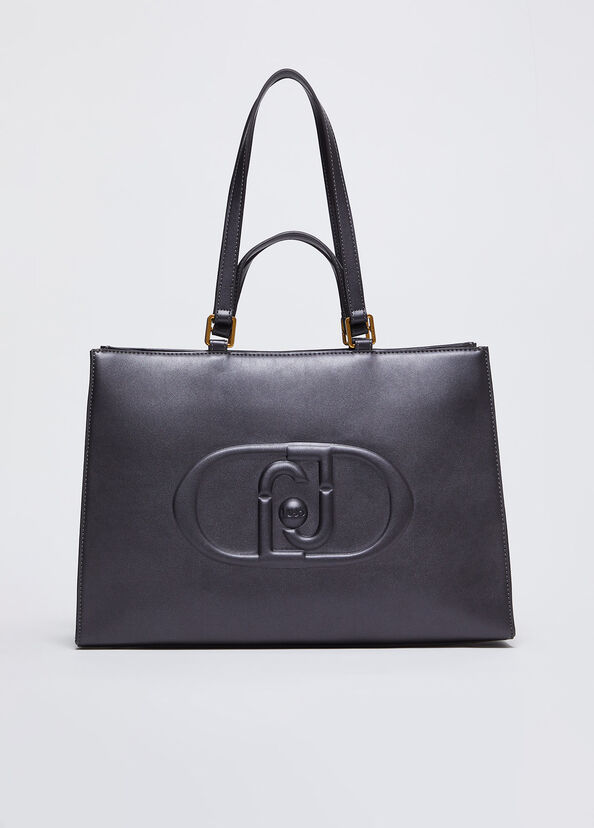 Liu Jo Shopping bag con logo monogram Hotsell