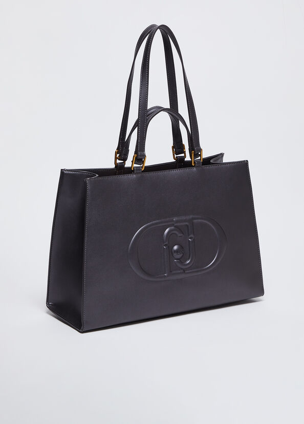 Liu Jo Shopping bag con logo monogram Hotsell