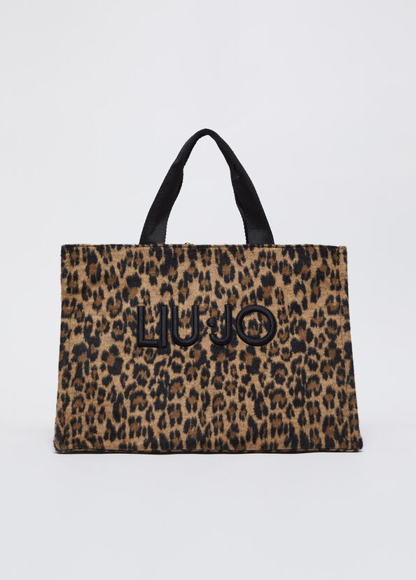 Liu Jo Shopping bag animalier Vendita Calda