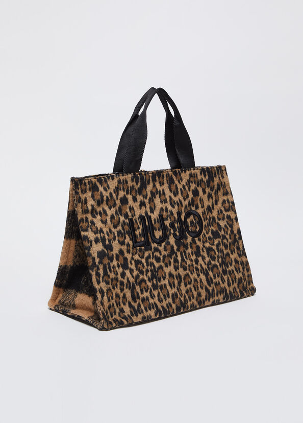 Liu Jo Shopping bag animalier Vendita Calda