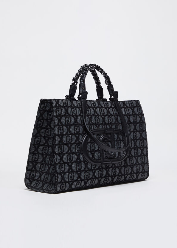 Liu Jo Shopping bag jacquard Promozione