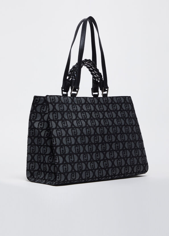 Liu Jo Shopping bag jacquard Promozione