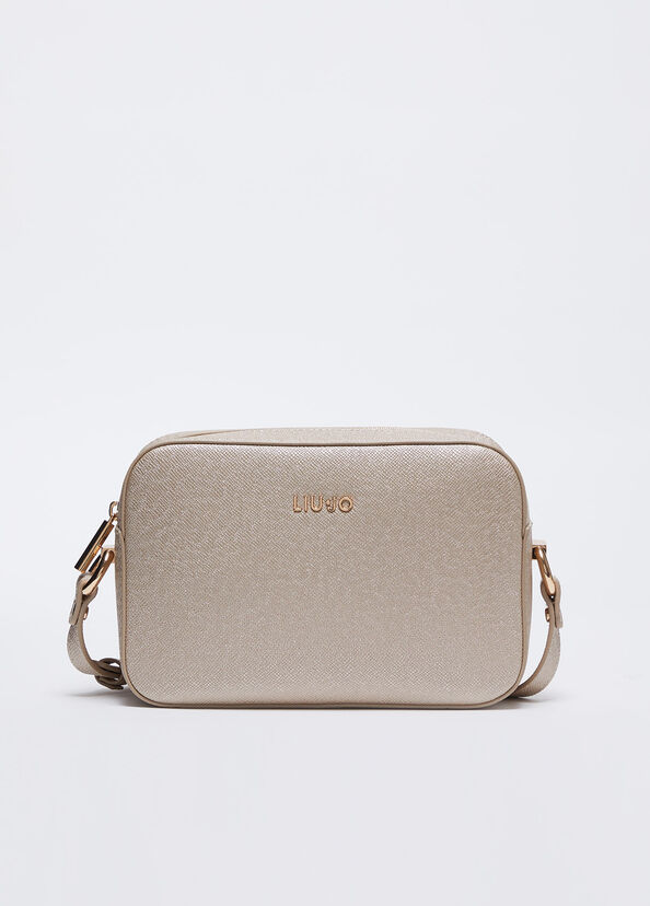 Liu Jo Borsa a tracolla color oro Spedizione Gratuita