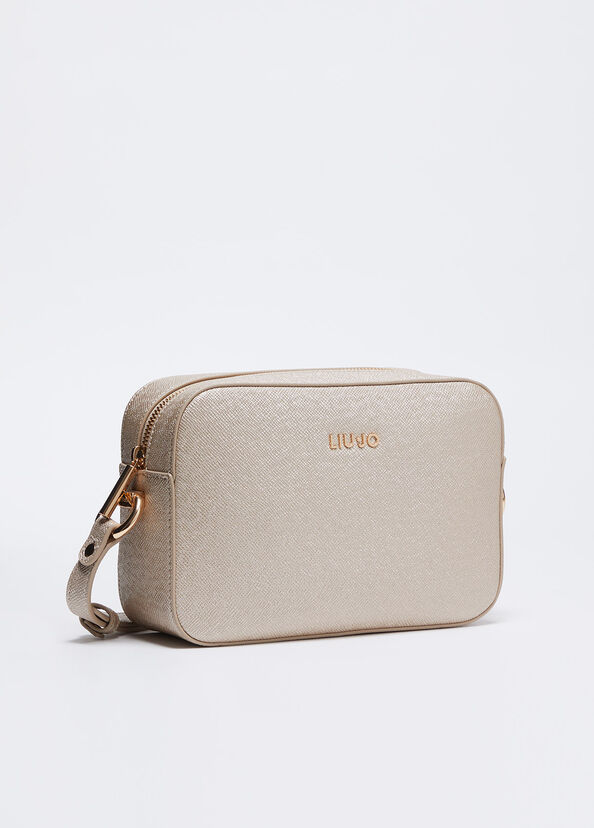 Liu Jo Borsa a tracolla color oro Spedizione Gratuita