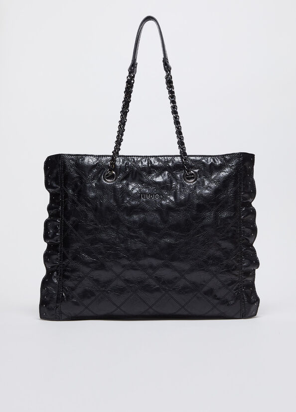Liu Jo Shopping bag glossy matelassé Ultimi tre giorni