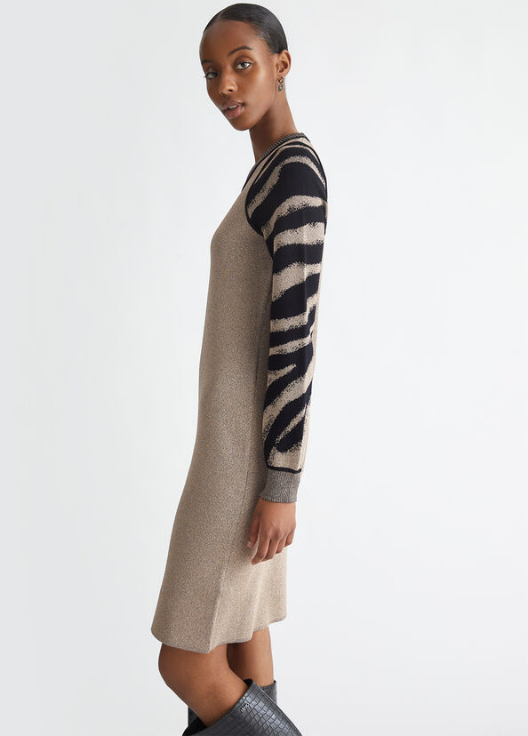 Liu Jo Abito animalier in maglia Offerta