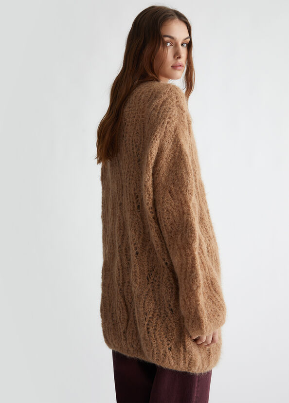 Liu Jo Cardigan in misto alpaca Saldi Di Fabbrica