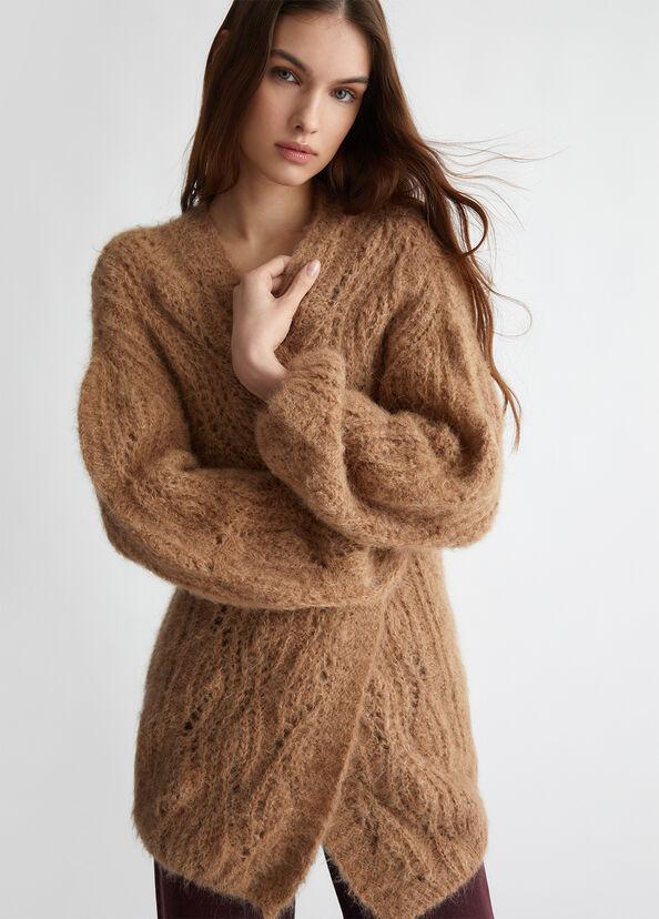 Liu Jo Cardigan in misto alpaca Saldi Di Fabbrica
