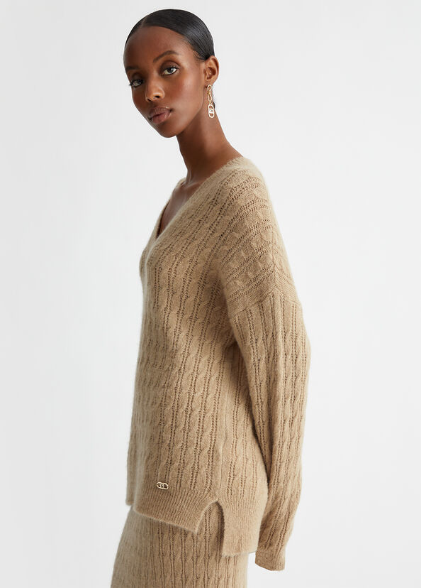 Liu Jo Maglione in misto alpaca In Saldo