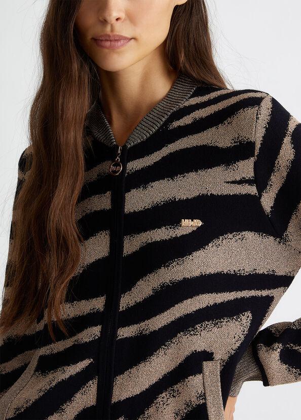 Liu Jo Cardigan jacquard con zip Moda