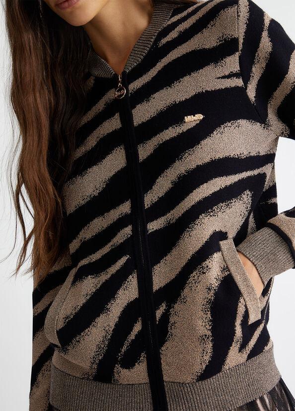 Liu Jo Cardigan jacquard con zip Moda
