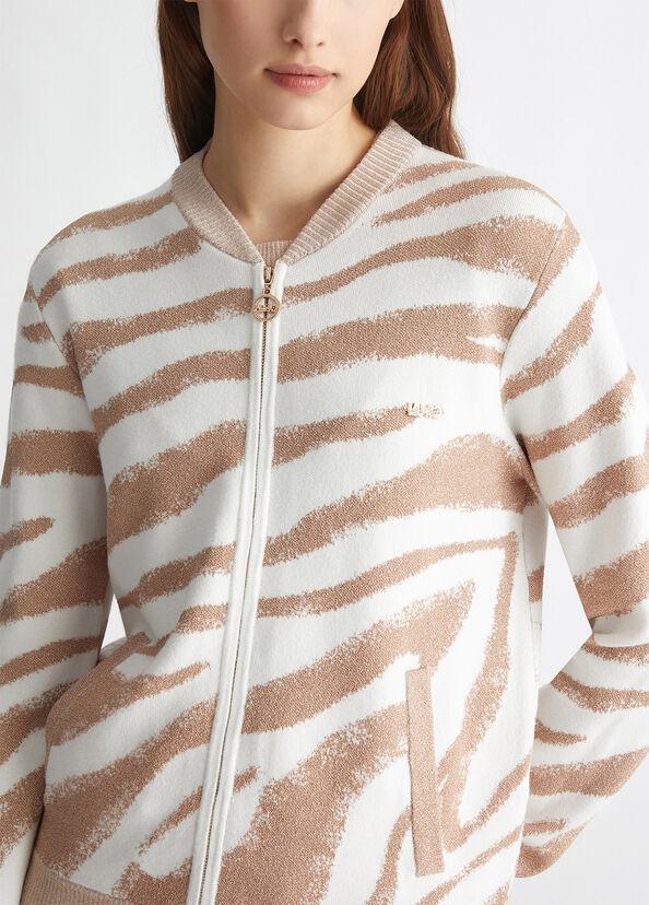 Liu Jo Cardigan jacquard con zip 2025
